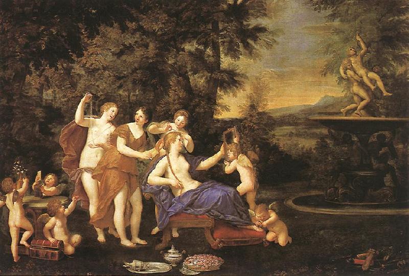 Albani  Francesco Venus Attended by Nymphs and Cupids oil painting picture